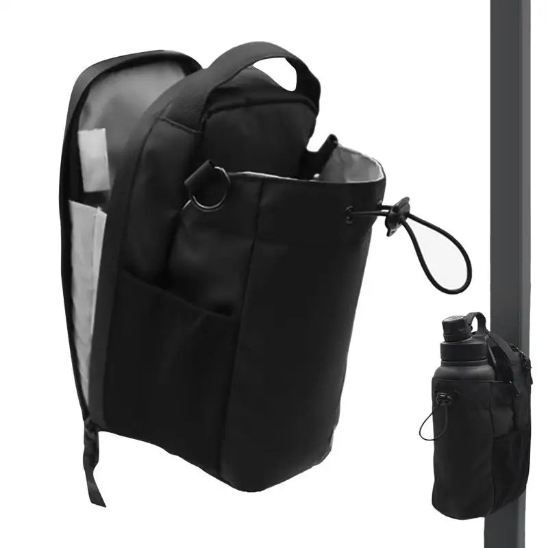 Bolso para gimnasio magnetico y porta botellas